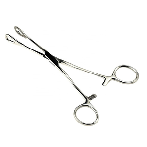 Pinzas de Esponja de Alta Calidad, Nuevas, de Acero Inoxidable, Rectas y Curvas, con Mordazas Lisas, 9.5 Pulgadas, Reutilizables, Quirúrgicas - Product Image 3