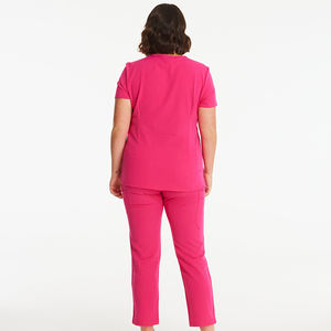 Uniforme Médico Personalizado de Manga Corta con Múltiples Bolsillos, Cuello en V, Transpirable, Tallas Grandes, Unisex, Tejido de Punto, Precio de Fábrica, Venta al Por Mayor - Product Image 4