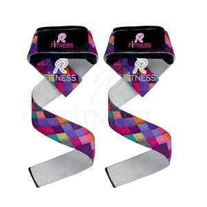 Sangles de musculation en coton de haute qualité avec logo personnalisé, camouflage, pour la musculation, l'entraînement en salle de sport, sangle antidérapante - Product Image 6
