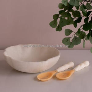 Tazón para ensalada y sopa de resina epoxi con diseño de remolino de mármol personalizado Aqua Design, hecho a mano, ecológico, para servir, decoración del hogar, regalos, venta al por mayor - Product Image 4