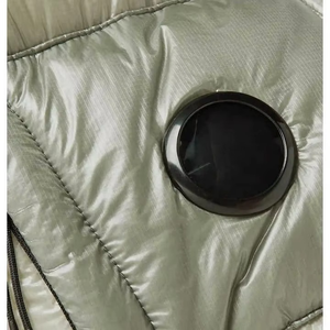 Veste matelassée en laine 100% écologique imperméable personnalisable pour homme, couleur personnalisée, style vintage, fermeture éclair réversible, standard, pour l'hiver - Product Image 4