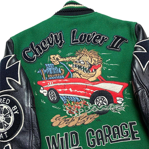 High Quality Breathable Custom Embroidered Winter Street Wear Canvas Hooded Varsity <b>Jacket</b> for <b>Men</b> - Product Image 4