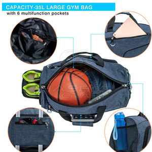 Sac de sport professionnel avec compartiments organisés, tissu résistant, design fiable pour l'entraînement - Product Image 6
