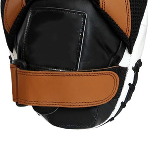Pad d'entraînement de boxe et MMA professionnel personnalisable en cuir véritable de couleur unie - Product Image 4