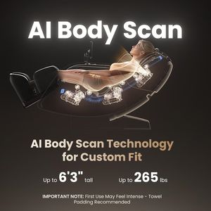 Fauteuil de massage pliable zéro gravité avec technologie de pression d'air, couverture corporelle complète, design moderne pour usage au bureau - Product Image 6