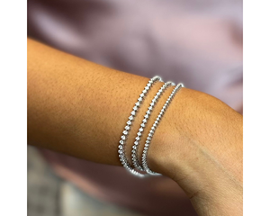 Bracelet en or massif 9K 10K 14K 18K avec diamants CVD de laboratoire VVS DEF, forme fer à cheval, ronds et baguettes, à maillons et chaîne - Product Image 6