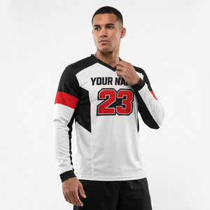 Custom Top Quality Man Motocross bMX jersey Motorcycle Jersey Youth Motorbike Racing jersey Dirt Bike off <b>Road</b> jersey - Product Image 5