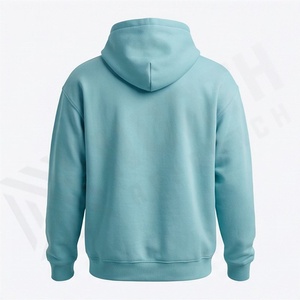 Hoodie surdimensionné élégant pour homme, design vintage délavé avec poche avant, confortable, personnalisable pour l'hiver. - Product Image 2