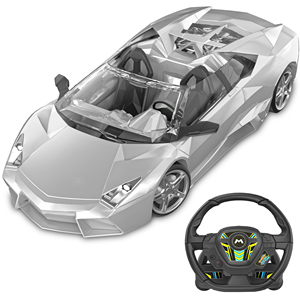Coche Deportivo RC Mirana Escala 1:12 - Modelo Turbo Racer C con Control por Aplicación, Volante para Interiores y Exteriores, Control Remoto y Luces LED - Product Image 1