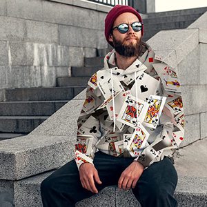 Sudaderas con Capucha Sublimadas para Hombre de Alta Calidad, Diseña la Tuya, con Nuevo Estilo, 500 Gramos de Peso, para Adultos - Product Image 3