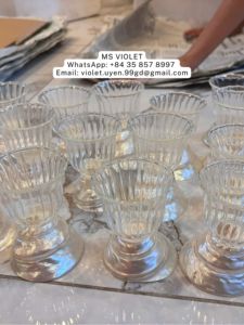 Verres à vin et à cocktail en coquillage à livraison rapide – Décoration hôtelière Vietnam - Product Image 3