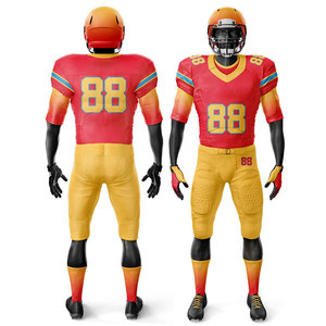 Uniformes Deportivos de Malla Sublimados Personalizados 2026, Nuevo Estilo, Elásticos y Transpirables, de Poliéster/Spandex, para Fútbol Americano - Product Image 1