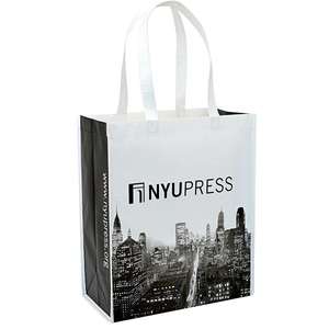 Meilleur prix Sac RPET Vietnam en non-tissé avec sangle en PP, sac pliable motif animal, sacs écologiques RPET personnalisés avec logo imprimé pour le shopping et les supermarchés - Product Image 5