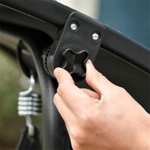 Dondolo Moderno a 3 Posti per Veranda, Sedia Sospesa da Giardino Nera con Cuscino Impermeabile e Telaio in Acciaio per Uso Interno ed Esterno, Hotel e Parchi - Product Image 4