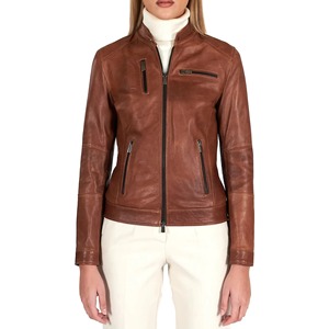 <b>Women</b> <b>Suede</b> Leather Fashion Coat Wholesale Custom Design Luxury Outerwear OEM ODM Best Price Manufacturer - Product Image 2