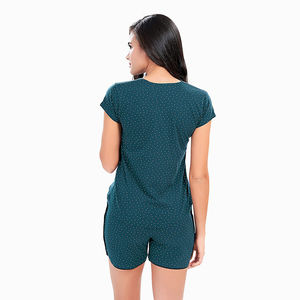 Conjunto de Dos Piezas de Algodón Casual de Verano para Mujer, Diseño Moderno, Transpirable, Color Sólido, Logotipo Personalizado, Conjuntos Femeninos Personalizados - Product Image 6