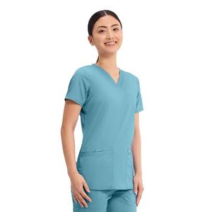 Blouse médicale légère pour femmes, uniforme de clinique, vêtements de santé, personnalisable, OEM, marque privée, fournisseur d'usine - Product Image 3