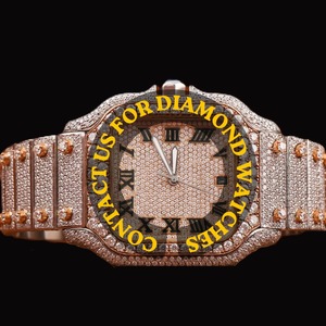 Montre Hip Hop de qualité supérieure pour hommes avec un design audacieux et un style luxueux en zircon cubique, prix de gros - Product Image 4