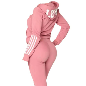 Conjunto de Sudadera y Pantalón de Chándal de Dos Piezas para Mujer, Suave y Cálido, Personalizado al por Mayor - Product Image 3