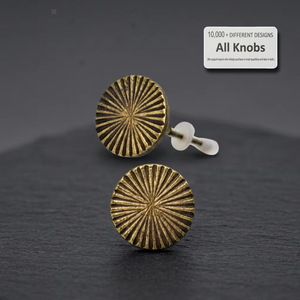 Ba Round Cast Iron Drawer Knobs <b>Industrial</b> Design Durable Furniture Handle for <b>Wardrobe</b> Home Office Apartment Storage - Product Image 3