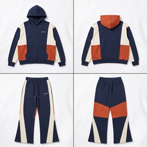 Custom 360gsm Heavyweight Cotton Winter Printed Tracksuit <b>Men</b> Oversized <b>Hoodie</b> Sweatpants Set Private Label Manufacturer - Product Image 1