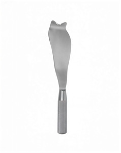 Elevador de cuello femoral de acero inoxidable con mango de 70.0mm y hoja ancha para artroplastia de cadera, instrumento quirúrgico ortopédico para tejidos blandos - Product Image 3