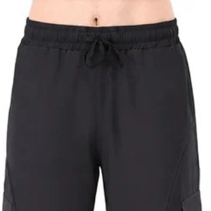 Pantalon de survêtement noir pour homme, coupe large, taille élastique avec cordon de serrage, décontracté, plusieurs poches, respirant, idéal pour l'automne - Product Image 2