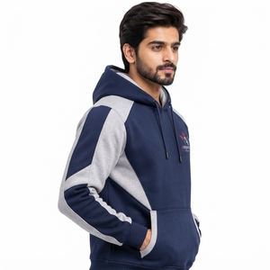 Comfortable Construction Offering Soft Feel Clean Details And Attractive <b>Trendy</b> Men <b>Hoodies</b> Made Durable Fabric - Product Image 6