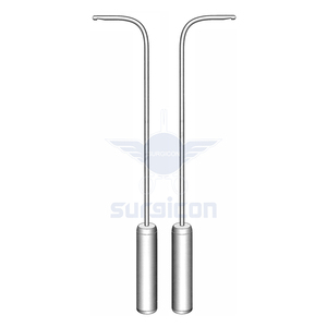 Agris Dingman - Disectores transaxilares para mama, par de 40 cm (15¾ pulgadas), instrumentos quirúrgicos reutilizables de acero inoxidable para mama - Product Image 1