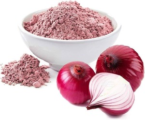 Polvo de Cebolla Roja Orgánica Natural, Pelada y Secada con el Proceso VF, Empaquetado a Granel para Uso Comercial en Alimentos - Product Image 1