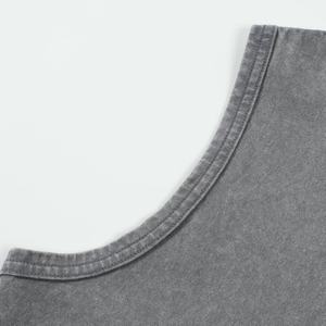Camiseta Deportiva Vintage Extra Grande para Hombre, Diseño Personalizado, Corte Recto, Sin Mangas, Lavada - Product Image 2