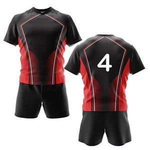 Uniformes de Rugby de Poliéster 100% Transpirables con Diseño Personalizado de Primera Calidad para Venta, Impresión por Transferencia de Calor, Tallas para Hombre - Product Image 5