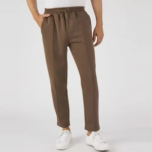High Quality Breathable 100% Cotton Casual Wear Men <b>Trousers</b> Solid Color Mid Waist Top Selling Cheap Price for Adult - Product Image 1