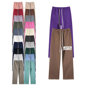 French Terry Sweat Pant Pakistan Manufacturer Digital Printed Plain Dyed Terry Fabric Oem Custom Service Men's <b>Track</b> Pants - Product Image 3