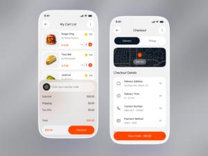 Application de livraison de repas pour la recherche de restaurants, la commande de repas, les paiements sécurisés, le suivi en direct, les offres, les avis, la disponibilité, l'accès Internet, Mac - Product Image 4