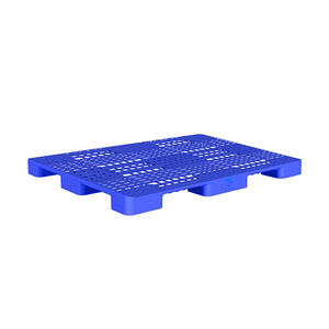 Paleta de Plástico Directo de Fábrica Duy Tan Modelo 1210-WGTZ Estática 0.8T HDPE 120x100x14.5cm de Una Cara con Entrada de Carga de 4 Vías - Product Image 5
