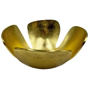 Tazón para Servir Alimentos con Diseño de 4 Esquinas Recortadas, Acabado Dorado, Tazones Decorativos de Lujo a Precio Económico, Decoración para Bodas, Tazón Moderno para Exhibición en Mesa - Product Image 3