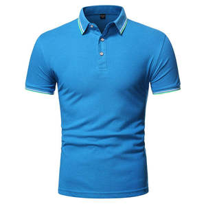 เสื้อโปโลผู้ชายสั่งทำขายส่ง ผู้ผลิต OEM ผู้จัดจำหน่าย ผ้าคอตตอนปิเก้ 180-240 GSM รับผลิตแบรนด์ส่วนตัว ส่งออกจำนวนมาก - Product Image 2