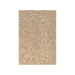 Ensemble de tapis de luxe en soie, éthiquement provenant, noués à la main, style oriental, à poils coupés abstraits, brodés, style persan - Product Image 5