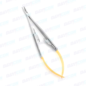 Portaagujas T.C. Castroviejo Recto Dentado 9MM con Mecanismo de Retención 5.1/2 pulg. |   Portaagujas de DAVICON ENTERPRISES - Product Image 6