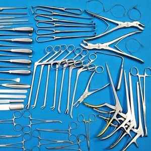 Ensemble d'instruments chirurgicaux orthopédiques pour laminectomie, 78 pièces, acier inoxydable, outils chirurgicaux CE par Dentavex - Product Image 2