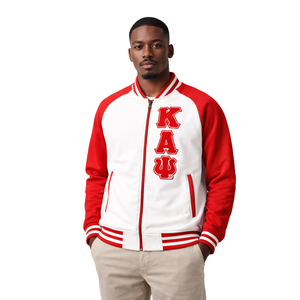Veste en molleton rouge de la fraternité Kappa Alpha Psi, vêtements de fraternité grecque avec style universitaire classique, confort chaud et de qualité supérieure - Product Image 1