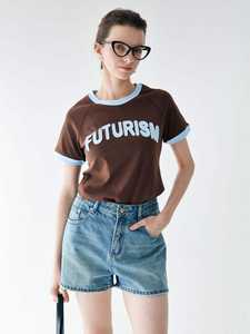 Shorts de Mezclilla Personalizados para Mujer, Cintura Alta, Corte Recto, Sexy, de Spandex/Algodón, para Verano - Product Image 3