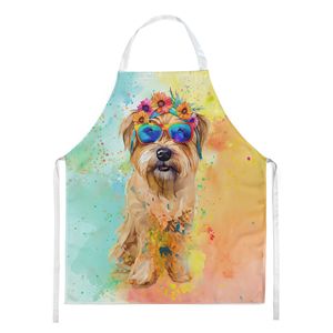 Cairn Terrier Hippie Dawg Unisex Large Multicolor <b>Kitchen</b> <b>Apron</b> for Cooking Baking Crafts Gardening-Adult <b>Women</b> and Men - Product Image 1