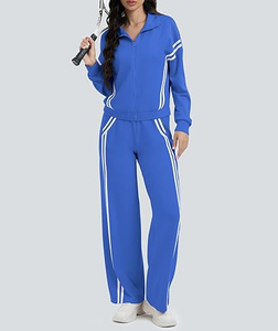 Ensemble de survêtement tricoté pour femme, design personnalisé, coupe ajustée, vêtements de sport de luxe, tenue décontractée douce pour femme, legging de jogging, ensemble de survêtement - Product Image 6