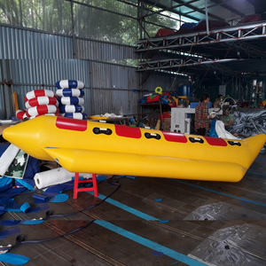 Bote Inflable Tipo Banana para 5-10 Personas, de PVC, para Diversión Acuática en Resorts, Dispositivo de Flotación de Alta Calidad, Venta al Por Mayor - Product Image 4