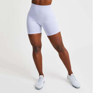 Shorts Deportivos Ligeros para Mujer, 100% Algodón, Elásticos en 4 Direcciones, Transpirables, de Secado Rápido, Cintura Elástica, Personalizables OEM - Product Image 1