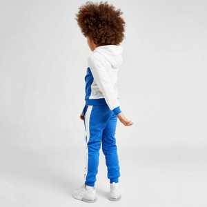Conjunto Deportivo Infantil Personalizado al por Mayor, Sudadera con Capucha y Pantalones Deportivos de Algodón con Bloques de Color para Niños, Ropa Deportiva de Invierno de Dos Piezas - Product Image 2