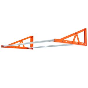 Porte-pneu mural réglable de 31 à 56 pouces, rangement en acier robuste pour pneus R14-R20, capacité de charge de 400lb pour réparation de garage - Product Image 1