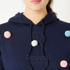 Latest Style Solid Color Women <b>Crop</b> <b>Top</b> <b>Hoodies</b> Wholesale Customized Best Selling Premium Quality Women <b>Crop</b> <b>Top</b> <b>Hoodies</b> - Product Image 6